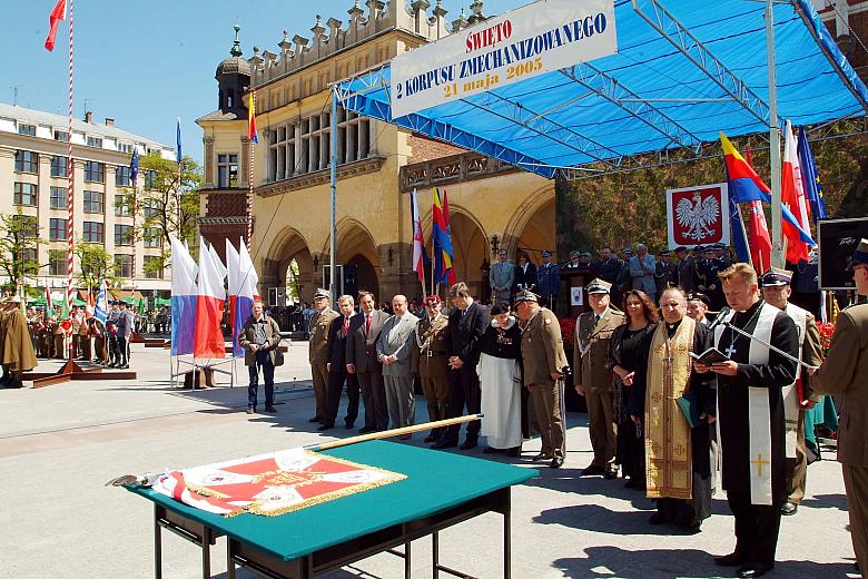 Poświęcenie sztandaru.