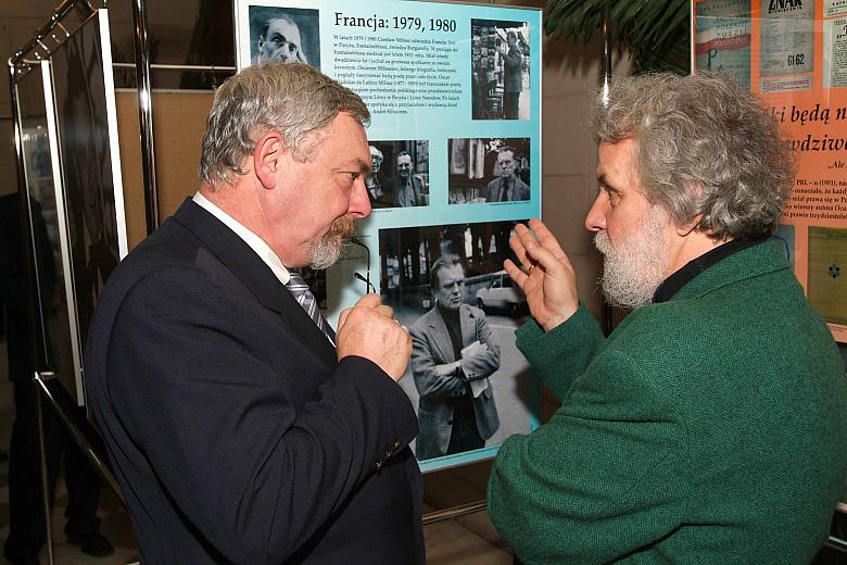 Prezydent Jacek Majchrowski w rozmowie z Jerzym Ilgiem, redaktorem naczelnym Wydawnictwa Znak.