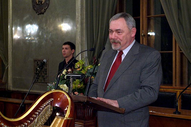 Zaproszonych gości powitał Prezydent Miasta Krakowa 
Jacek Majchrowski.