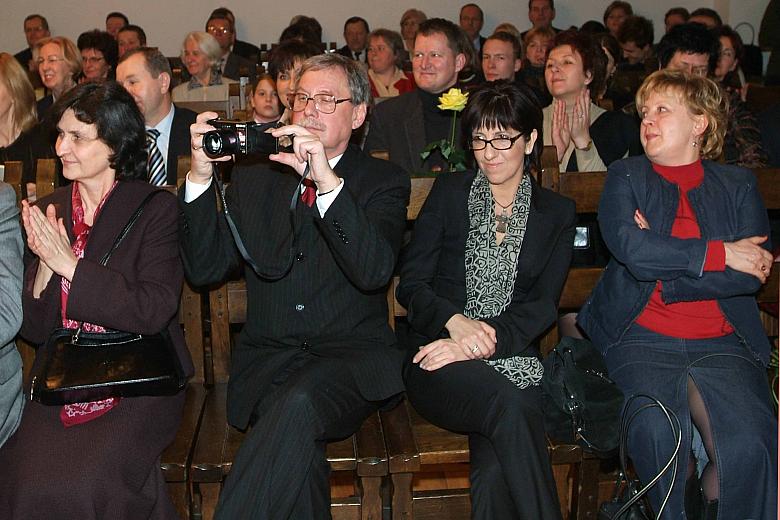 Na uroczystość przybyli członkowie rodziny, przyjaciele...