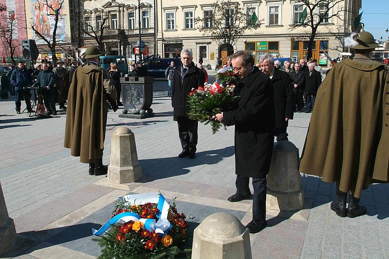 Prof. Józef Gawlik, rektor Politechniki Krakowskiej noszącej imię Tadeusza Kościszki.