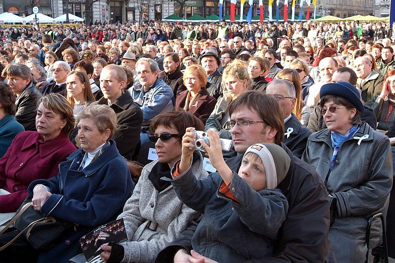 Koncertu wysłuchało wielu krakowian...