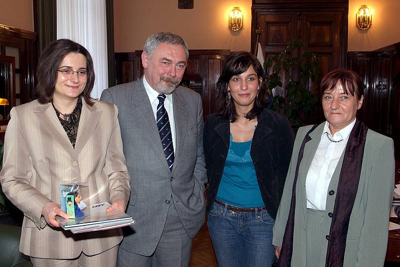 Pamiątkowe zdjęcie z Prezydentem Jackiem Majchrowskim.