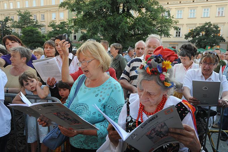 Na lekcję przybyli liczni krakowianie...