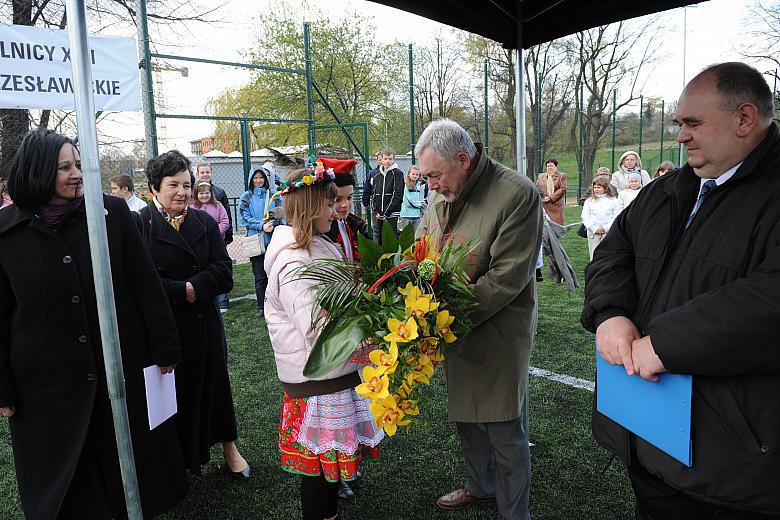 Od lewej: Wiceprzewodnicząca Rady Miasta Krakowa Marta Patena, Zastępca Prezydenta Krakowa Elżbieta Lęcznarowicz, Prezydent Mias