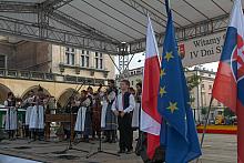 ...zaprezentował folklor z okolic Spisskeho Podhradia.