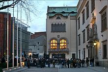 Protest w sprawie planowanej budowy spalarni śmieci 