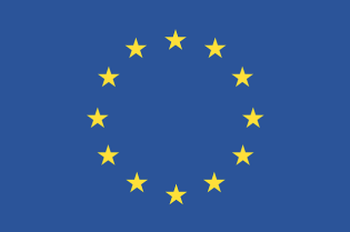 Logotyp przedstawia flagę Unii Europejskiej 