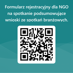 QRCode dla Formularz rejestracyjny dla NGO na spotkanie podsumowujące wnioski ze spotkań branżowych. (1)